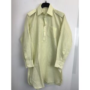 Men's Size M 54/22 Sage Green Traditional‎ Kurta Religious Long Shirt